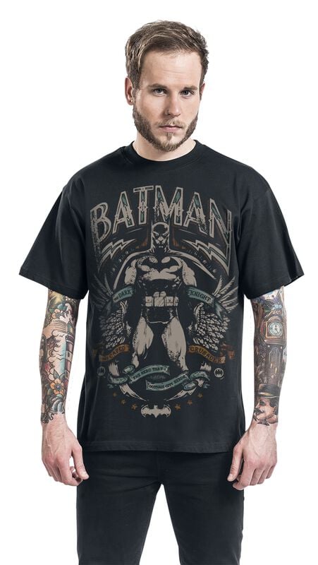 Gothicana By Emp "Crusader" T-Shirt Black By Batman