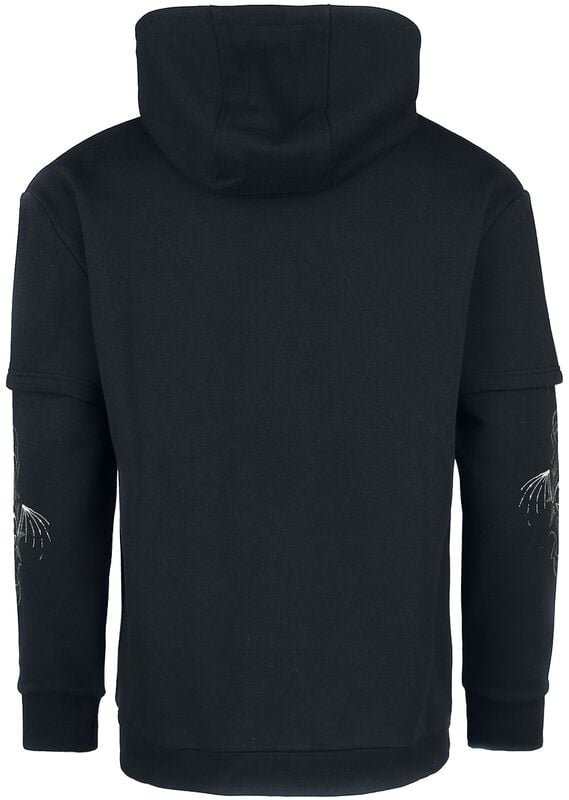 Gothicana By Emp "Dark Smile" Hoodie Black By Batman