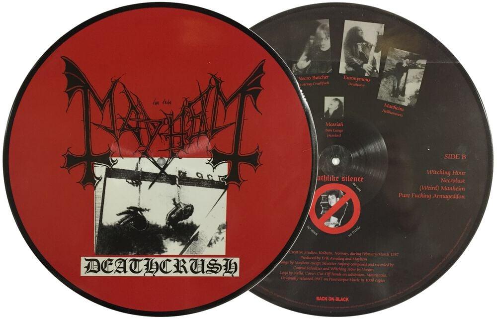 gothicana by emp "Deathcrush" LP Picture by Mayhem