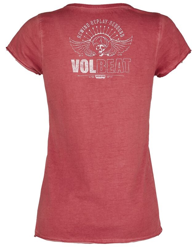 Gothicana By Emp "Denmark" T-Shirt Red By Volbeat