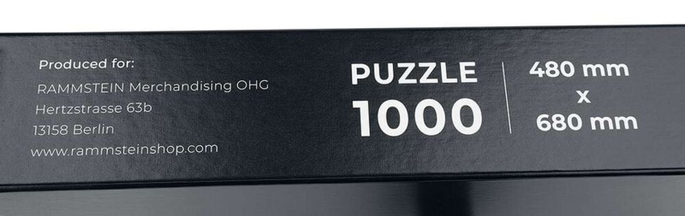 Gothicana By Emp "Dicke Titten" Puzzle By Rammstein