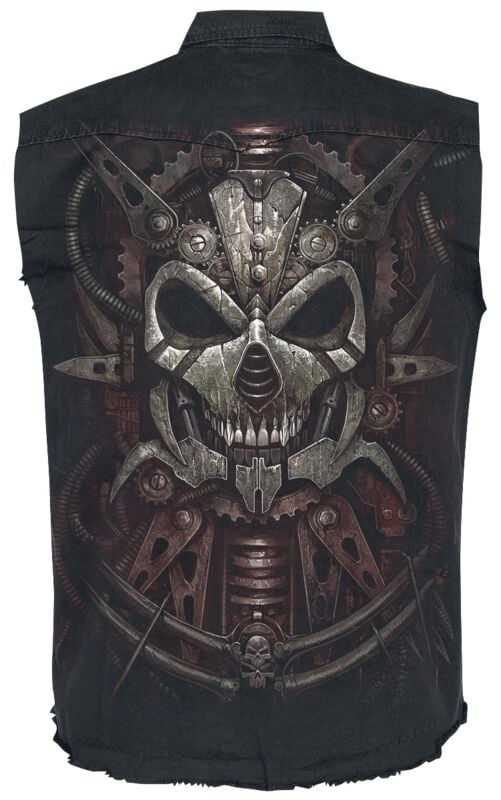 Gothicana By Emp "Diesel Punk" Vest Black By Spiral