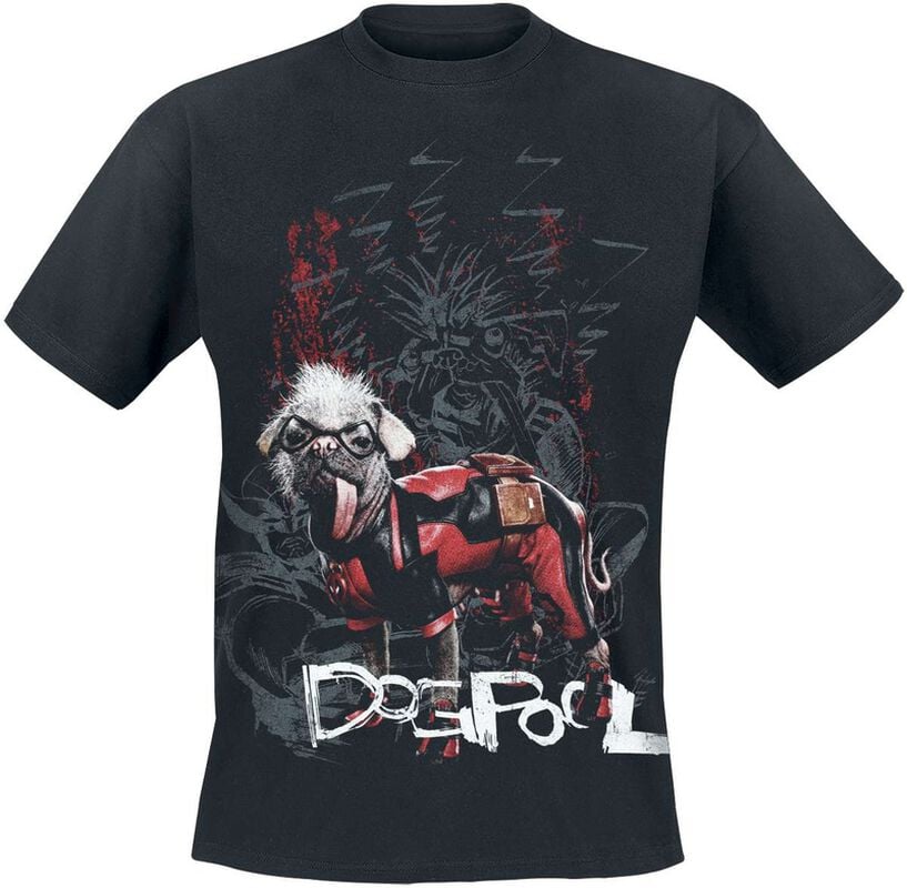 gothicana by emp "Dogpool" T-Shirt black by Deadpool