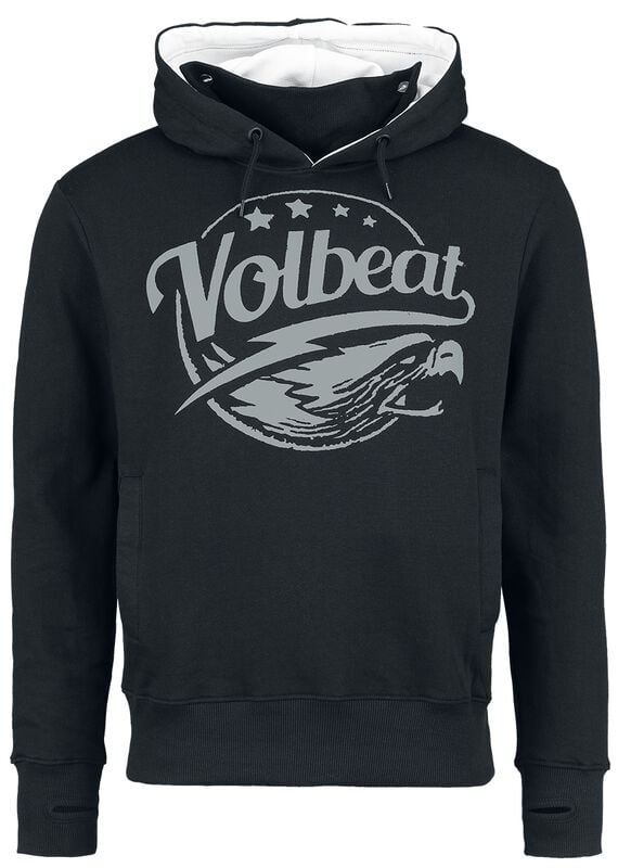 gothicana by emp "Eagle" Hoodie black by Volbeat