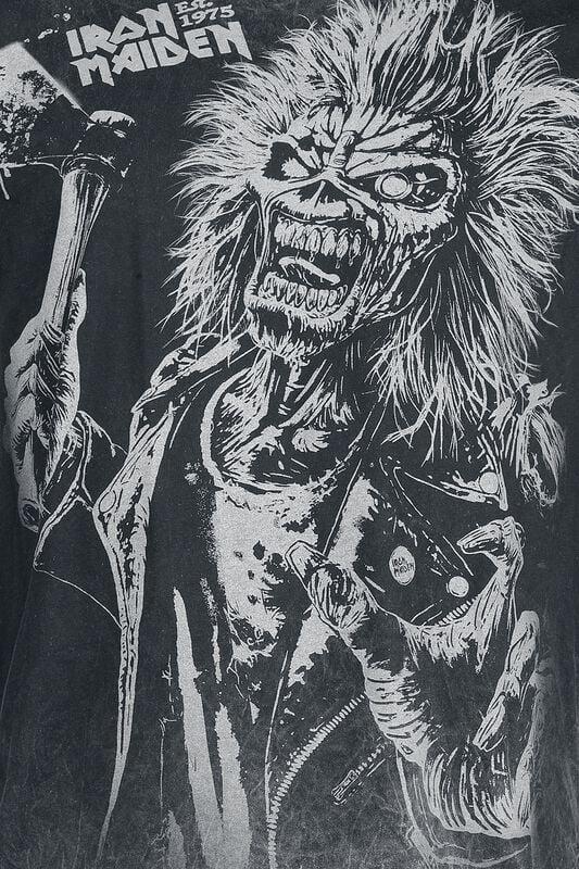 Gothicana By Emp "Eddie" T-Shirt Grey By Iron Maiden