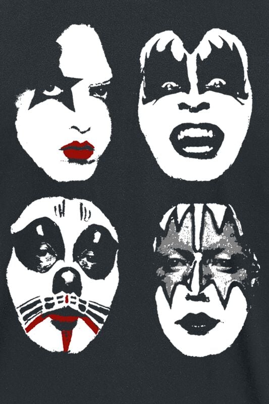 Gothicana By Emp "Faces" T-Shirt Black By Kiss