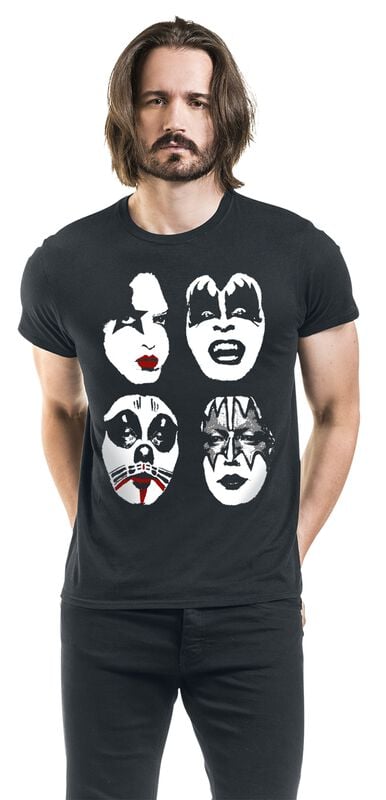 Gothicana By Emp "Faces" T-Shirt Black By Kiss
