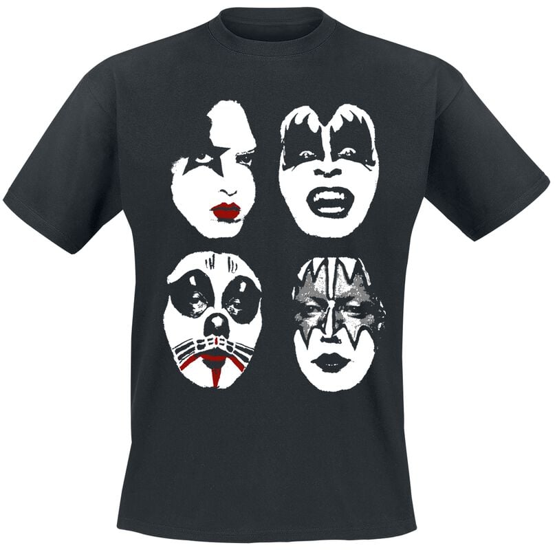 gothicana by emp "Faces" T-Shirt black by Kiss