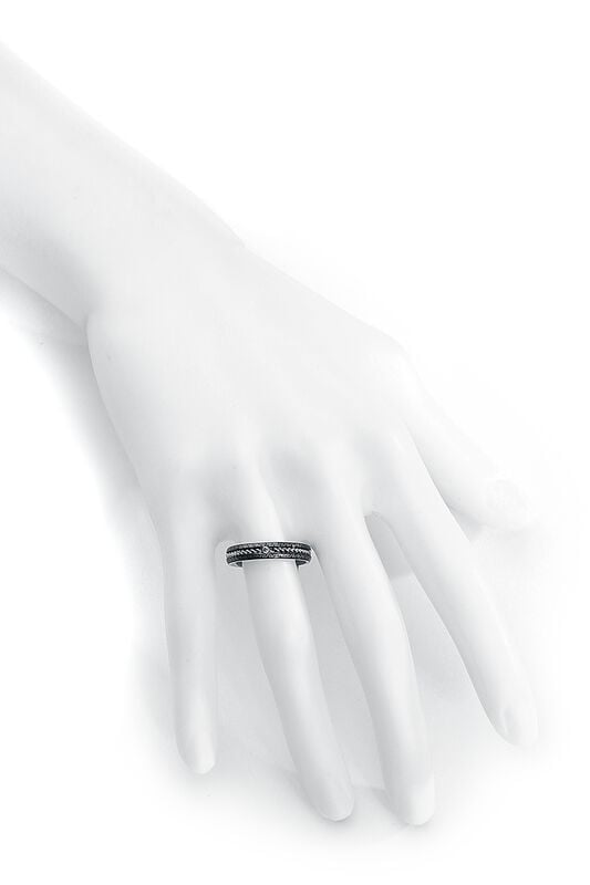 Gothicana By Emp "Fine Steel Ring" Ring By EtNox