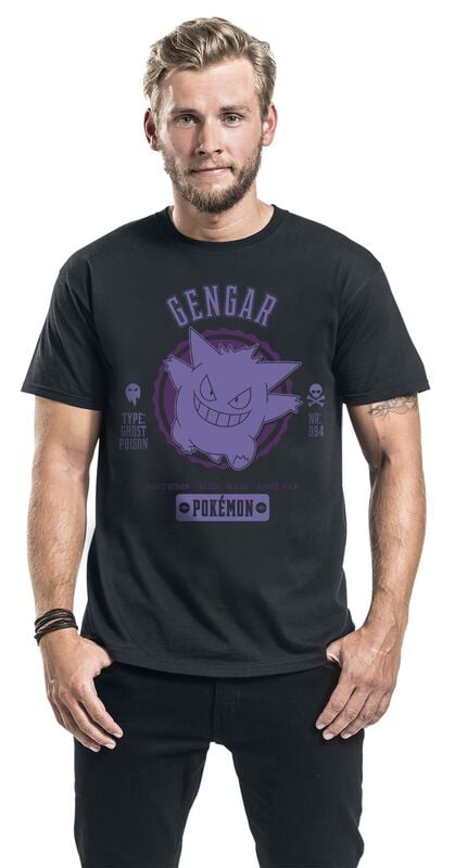 Gothicana By Emp "Gengar" T-Shirt Black By Pokémon