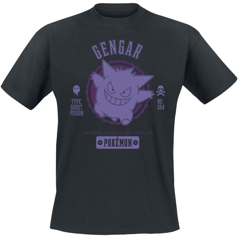 gothicana by emp "Gengar" T-Shirt black by Pokémon