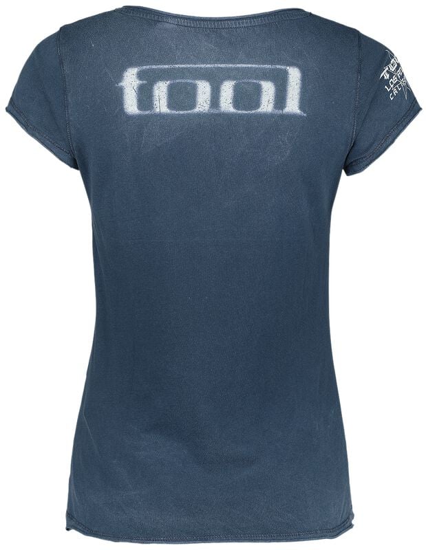 Gothicana By Emp "Grid Skull" T-Shirt Blue By Tool