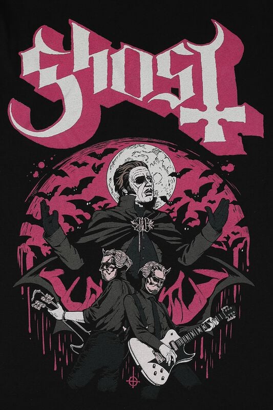 Gothicana By Emp "Guitars" T-Shirt Black By Ghost