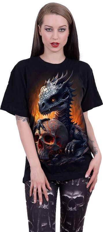 Gothicana By Emp "Hatchling" T-Shirt Black By Spiral