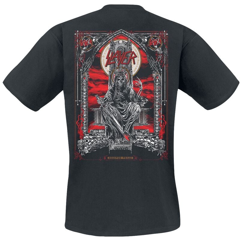 Gothicana By Emp "HD Throne" T-Shirt Black By Slayer