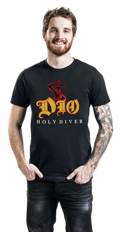 Gothicana By Emp "Holy Diver" T-Shirt Black By Dio
