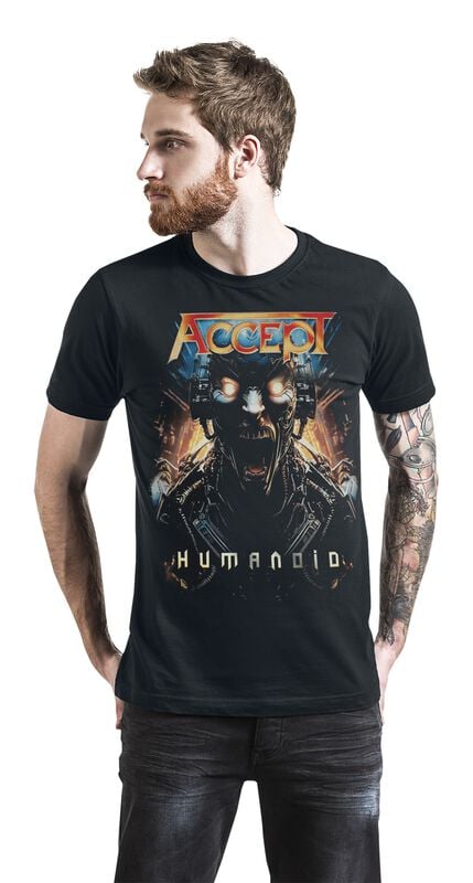 Gothicana By Emp "Humanoid" T-Shirt Black By Accept