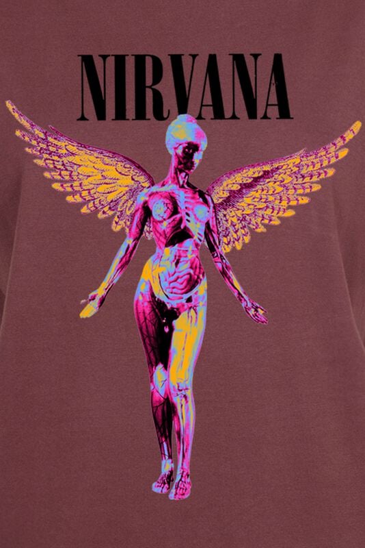 Gothicana By Emp "In Utero" T-Shirt Red By Nirvana