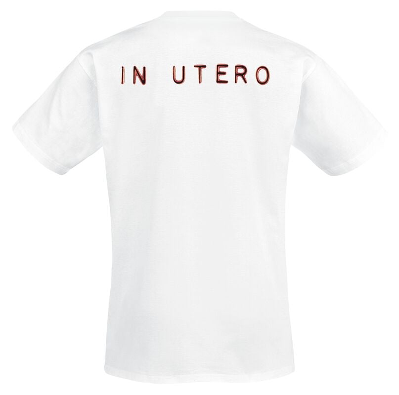 Gothicana By Emp "In Utero" T-Shirt White By Nirvana