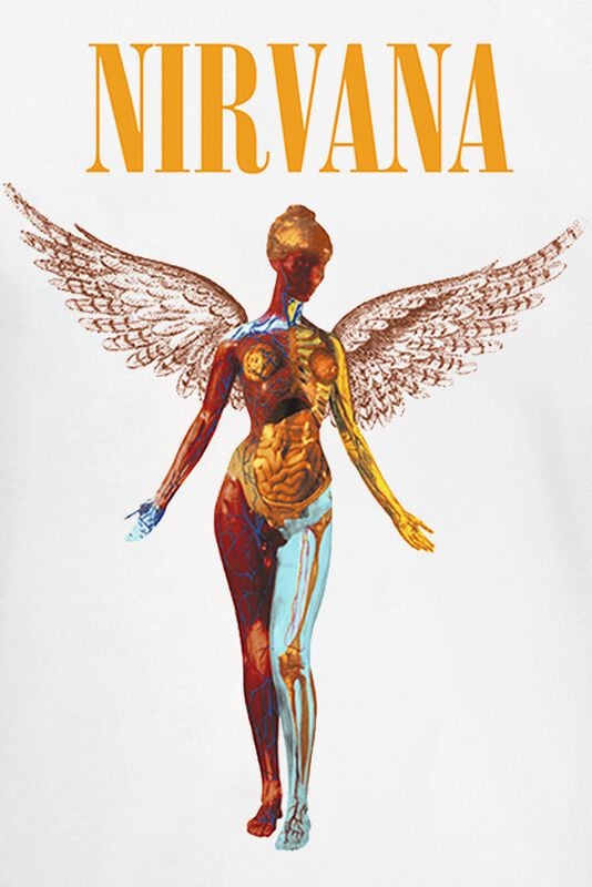 Gothicana By Emp "In Utero" T-Shirt White By Nirvana