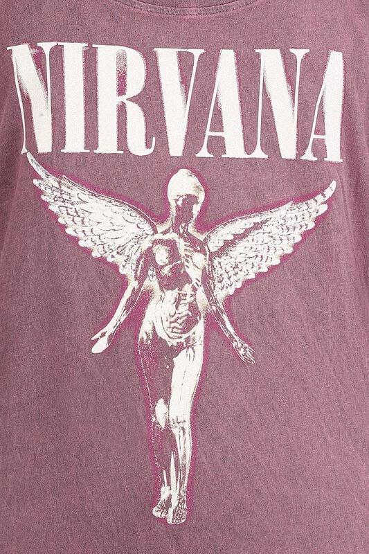 Gothicana By Emp "In Utero" Top Lilac By Nirvana