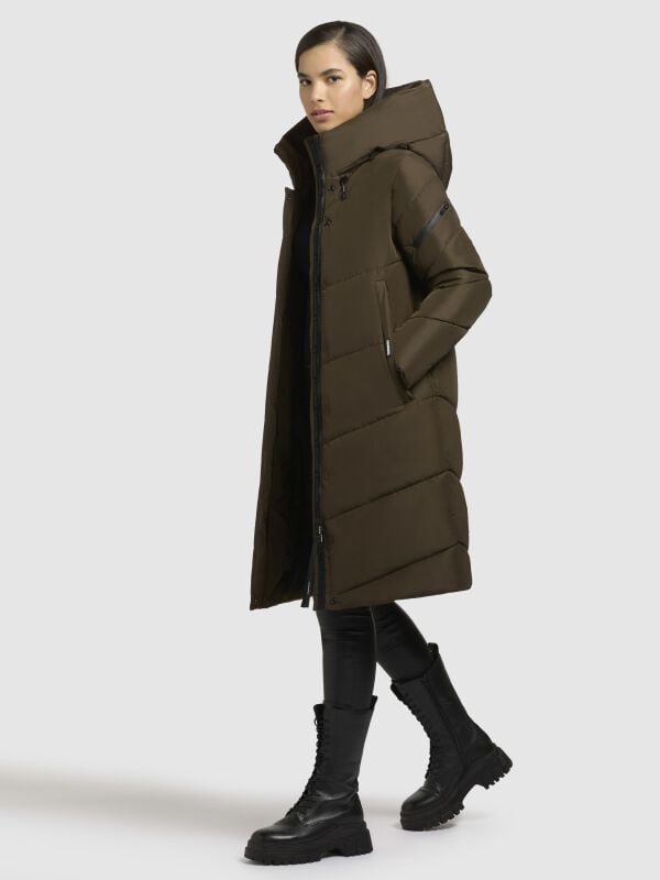 gothicana by emp "Jange" Winter Coat green by Khujo