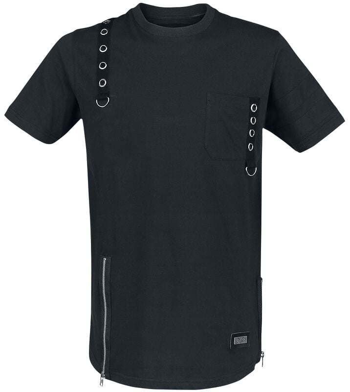 gothicana by emp "Jash Top" T-Shirt black by Vixxsin