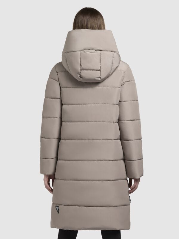 Gothicana By Emp "Jilias5" Winter Coat Grey By Khujo