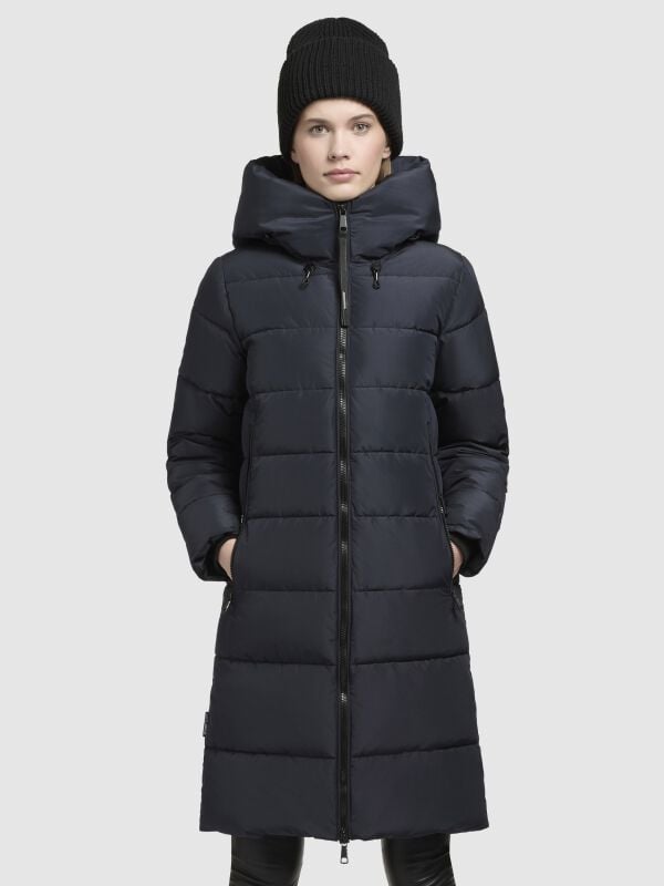 Gothicana By Emp "Jilias5" Winter Coat Navy By Khujo
