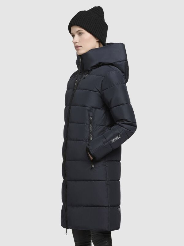 Gothicana By Emp "Jilias5" Winter Coat Navy By Khujo