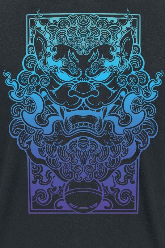 Gothicana By Emp "KOMAINU" T-Shirt Black By NEOMACHI