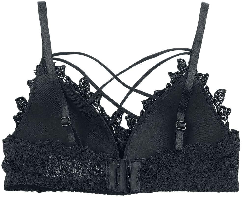 Gothicana By Emp "Lace Bra" Bra Black By Grey Velvet