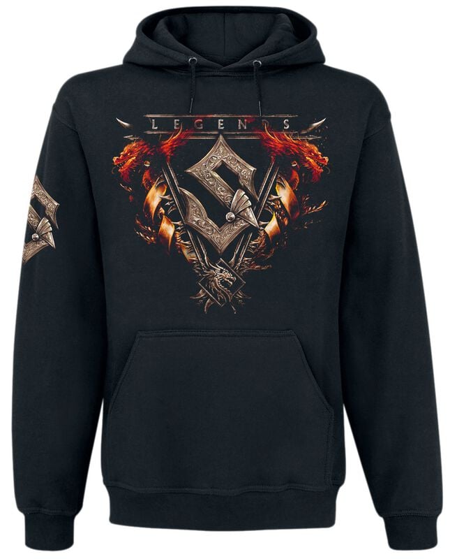 gothicana by emp "Legends" Hoodie black by Sabaton gothicana by emp "Legends" Hoodie black by Sabaton