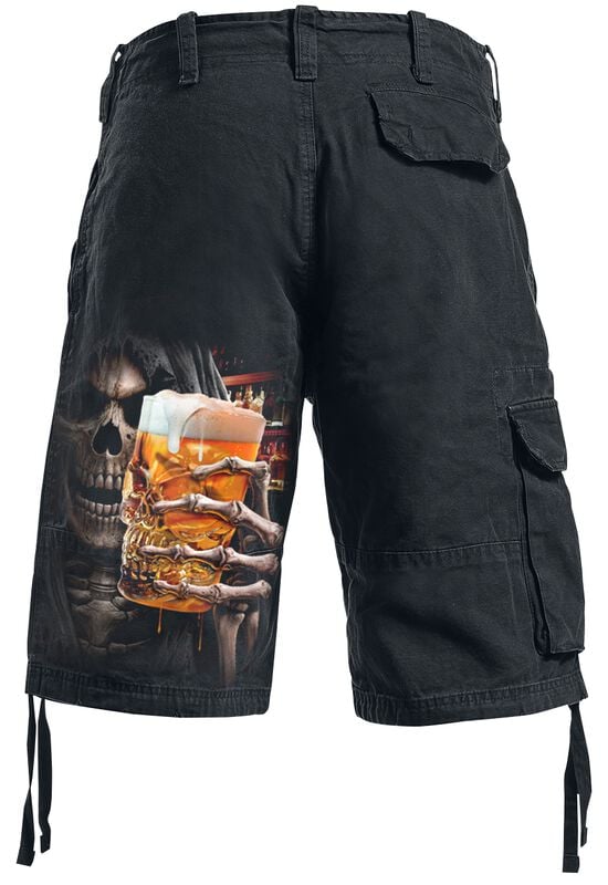 Gothicana By Emp "Live Loud" Shorts Black By Spiral