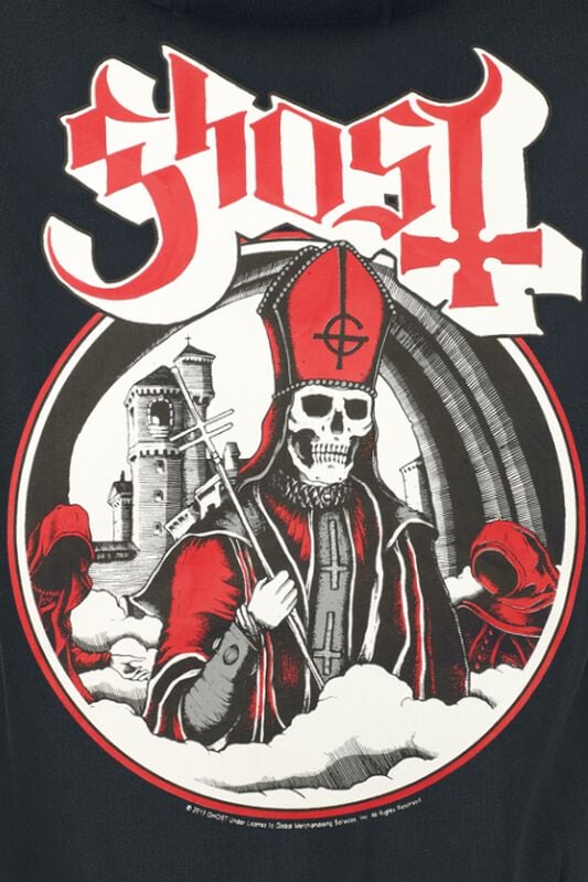 Gothicana By Emp "Logo" Hoodie Black By Ghost