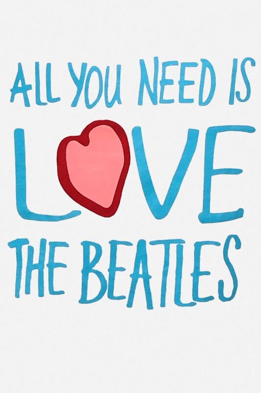 Gothicana By Emp "Love" T-Shirt White By The Beatles
