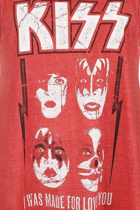 Gothicana By Emp "Lovin You" Top Red By Kiss