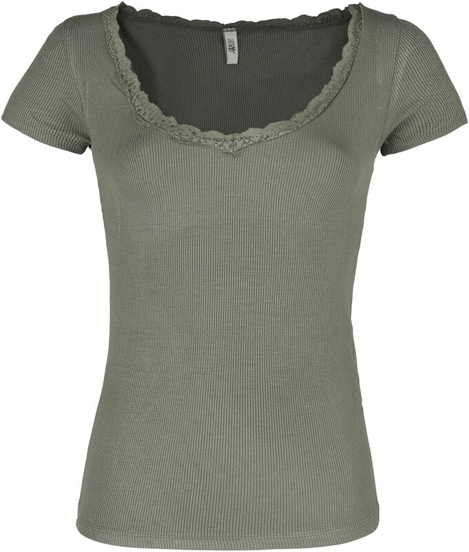 gothicana by emp "Mariella" T-Shirt khaki by Hailys