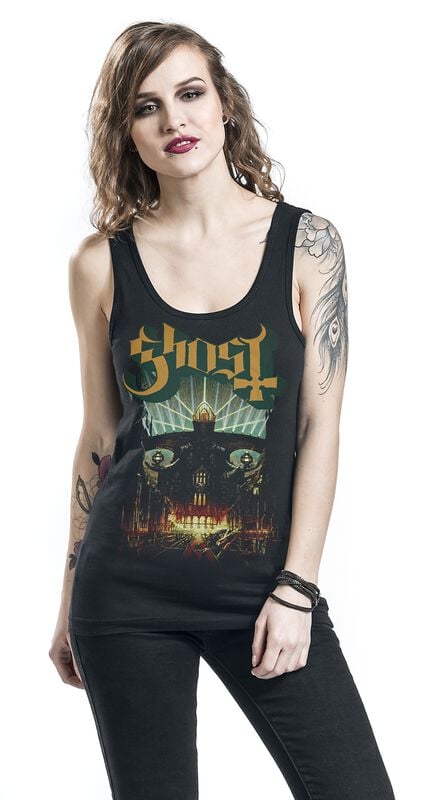 Gothicana By Emp "Meliora" Top Black By Ghost
