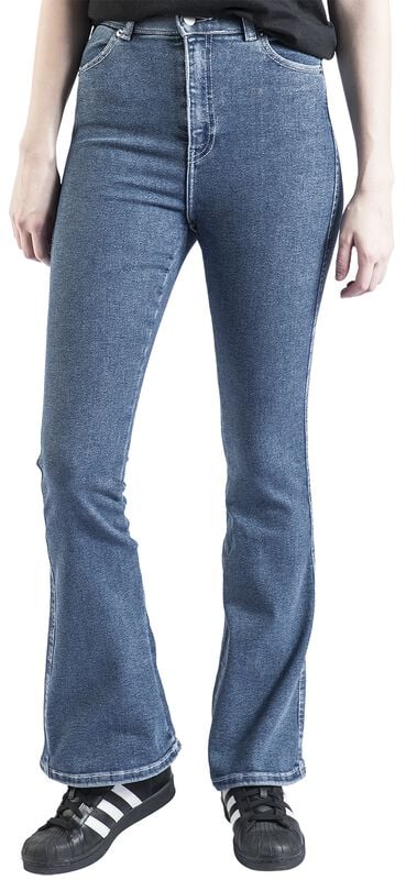 Gothicana By Emp "Moxy Flare" Jeans Blue By Dr. Denim