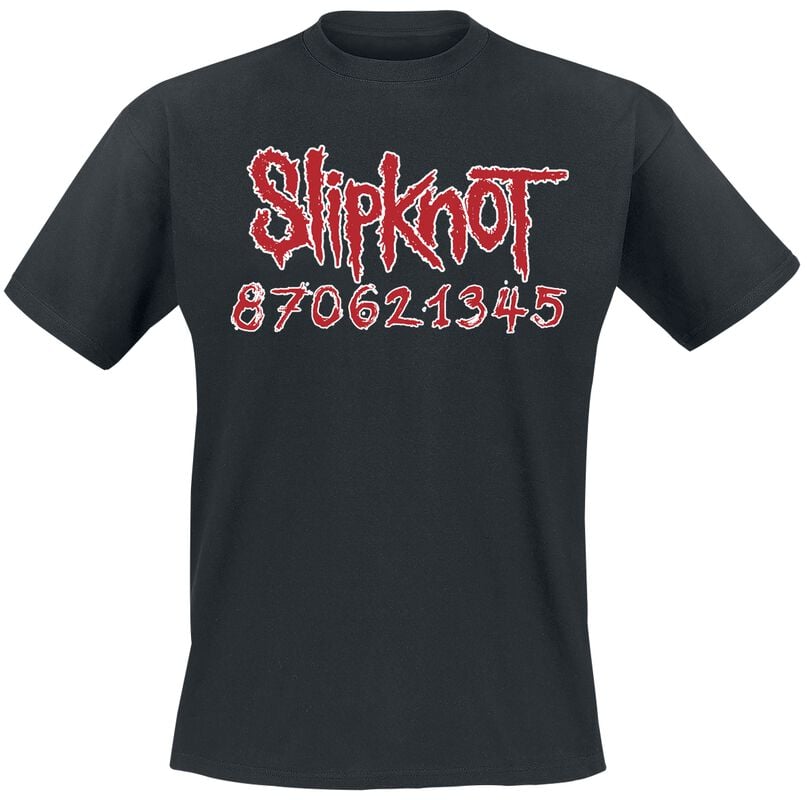 gothicana by emp "Numbers" T-Shirt black by Slipknot