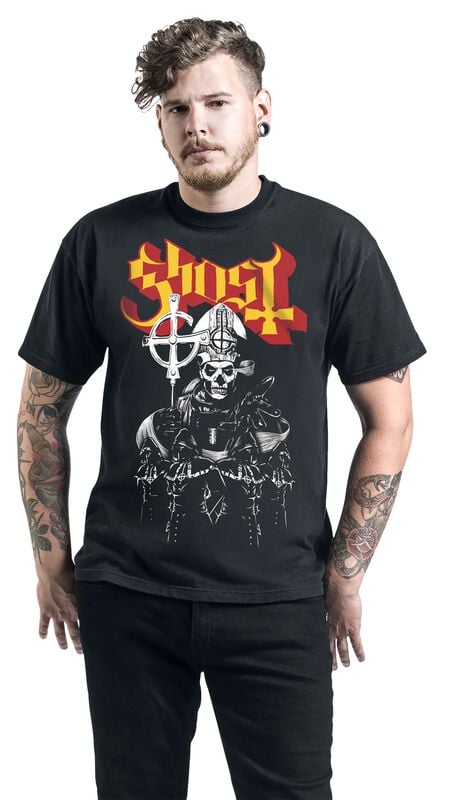 Gothicana By Emp "Papa 2 GRC" T-Shirt Black By Ghost