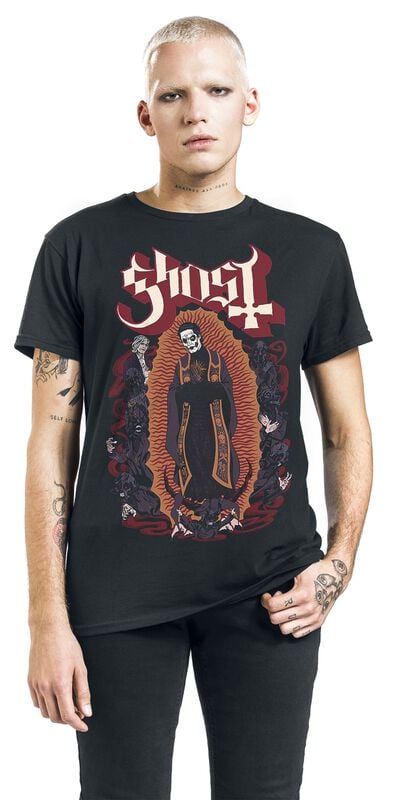 Gothicana By Emp "Papa Luna" T-Shirt Black By Ghost