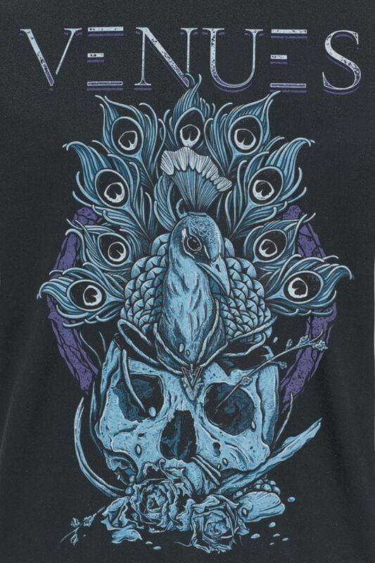 Gothicana By Emp "Pfau" T-Shirt Black By Venues