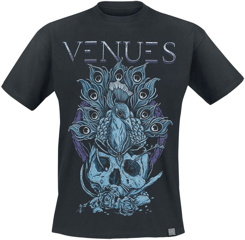 gothicana by emp "Pfau" T-Shirt black by Venues