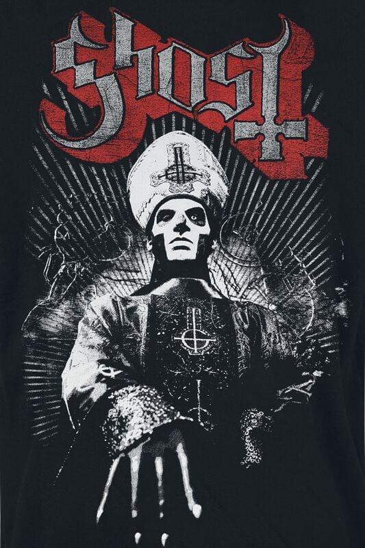 Gothicana By Emp "Priest" T-Shirt Black-red By Ghost
