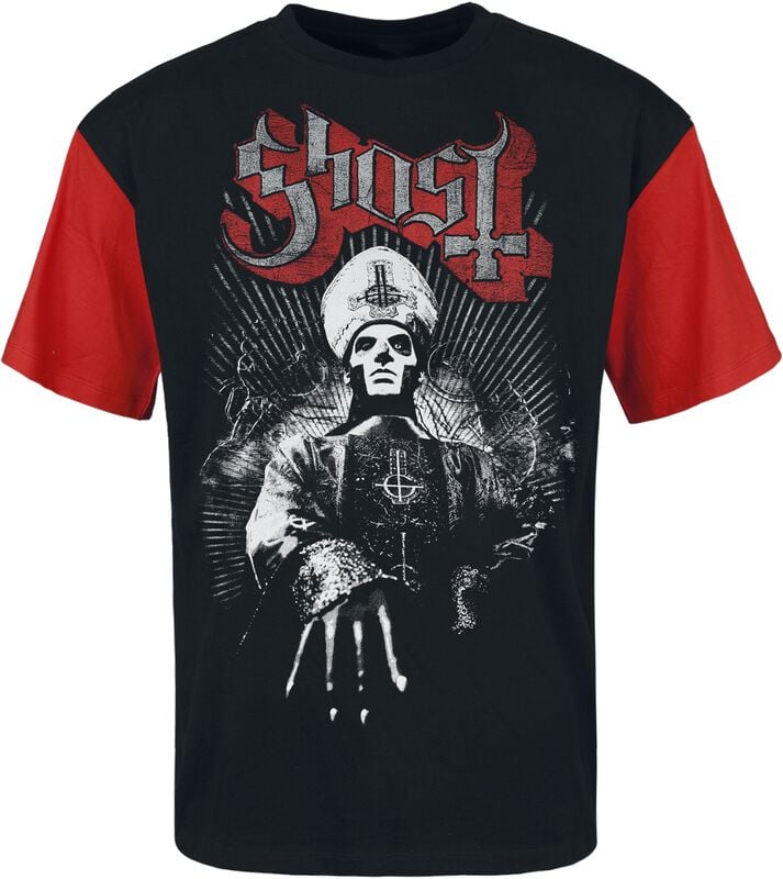 gothicana by emp "Priest" T-Shirt black-red by Ghost