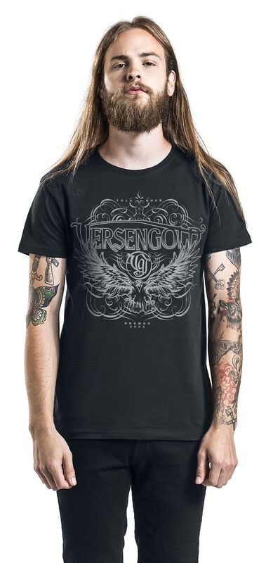 Gothicana By Emp "Rabe" T-Shirt Black By Versengold