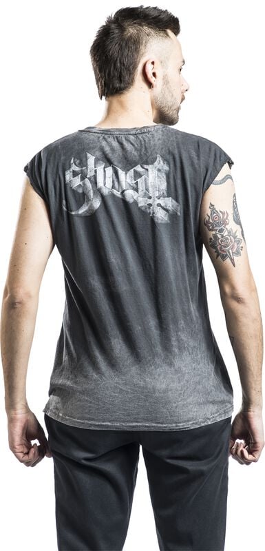 Gothicana By Emp "Rats" Tanktop Grey By Ghost