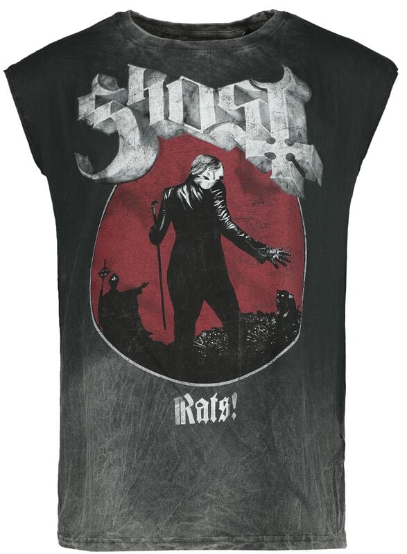 gothicana by emp "Rats" Tanktop grey by Ghost